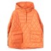 Literary Orange Plus Size Hooded Pullover Short Puffers Jackets(Free Shipping + Limited Stock)