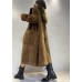 Chic Coffee Pockets Button Corduroy Loose Fall Long sleeve Coats