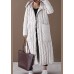 Free Shipping-luxury Plus Size Winter Overcoat Beige Hooded Large Pockets Coat