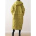 2025 Warm Yellow Down Coat original design literary retro overcoat 2025 Warm Yellow Down Coat original design literary retro overcoat