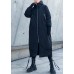 Fine black winter parkas oversize hooded zippered winter coats Fine black winter parkas oversize hooded zippered winter coats