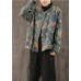 Casual retro Print Button Fall Denim Coat Casual retro Print Button Fall Denim Coat