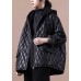 Luxury Black hooded zippered Patchwork Winter Winter Coats Long sleeve Luxury Black hooded zippered Patchwork Winter Winter Coats Long sleeve