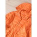 Literary Orange Plus Size Hooded Pullover Short Puffers Jackets(Free Shipping + Limited Stock)