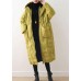 2025 Warm Yellow Down Coat original design literary retro overcoat 2025 Warm Yellow Down Coat original design literary retro overcoat