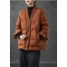Caramel V Neck Button Thick fashion Winter Duck Down Jackets Caramel V Neck Button Thick fashion Winter Duck Down Jackets