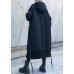 Fine black winter parkas oversize hooded zippered winter coats Fine black winter parkas oversize hooded zippered winter coats