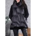 Beautiful Black Peter Pan Collar zippered Duck Down Winter down vest Beautiful Black Peter Pan Collar zippered Duck Down Winter down vest