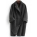 Woolen Coat trendy plus size long double breast women coats Notched Woolen Coat trendy plus size long double breast women coats Notched