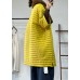 Plus Size Yellow Button Pockets Patchwork Thin Parka Winter Plus Size Yellow Button Pockets Patchwork Thin Parka Winter