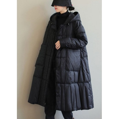 Boho Black fashion Loose Pockets Winter down coat Boho Black fashion Loose Pockets Winter down coat