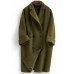 Woolen Coat trendy plus size long double breast women coats Notched Woolen Coat trendy plus size long double breast women coats Notched